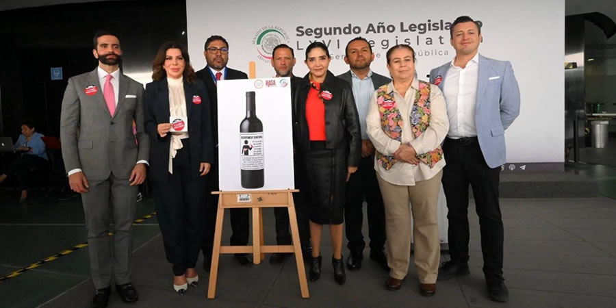 PROPONEN EN EL SENADO QUE SE INCLUYAN ADVERTENCIAS Y PICTOGRAMAS EN LAS BEBIDAS ALCOHÓLICAS