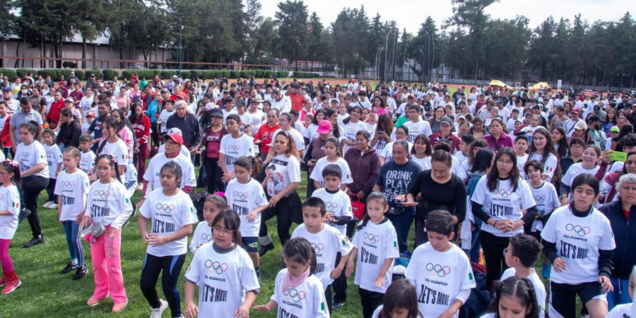 MÁS DE 3,900 PERSONAS CELEBRAN EL DÍA OLÍMPICO EN EL MARCO DE LA AGENDA OLIMPISMO 365 