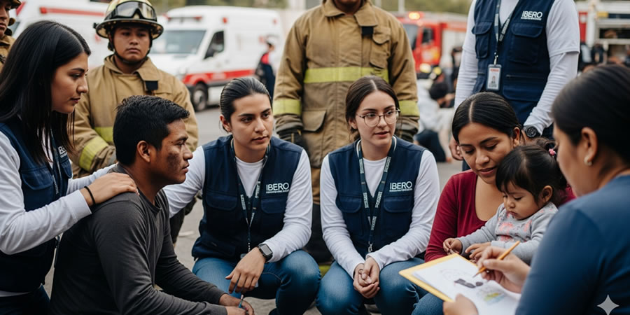ESTUDIANTES IBERO BRINDARÁN ATENCIÓN PSICOSOCIAL A VÍCTIMAS Y RESCATISTAS DE EXPLOSIÓN DE PIPA EN IZTAPALAPA
